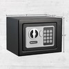 Fleming Supply Security Safe, 8.033333333 lb, Digital Keypad Lock 578440ODD